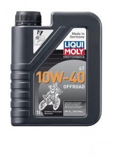 Plně syntetický olej LIQUI MOLY Motorbike 4T 10W-40 Offroad 1 litr