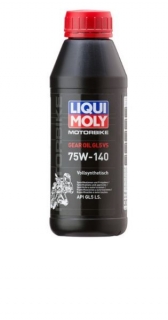 a Plně syntetický převodový olej LIQUI MOLY Motorbike Gear Oil 75W140 GL5 VS 500ml