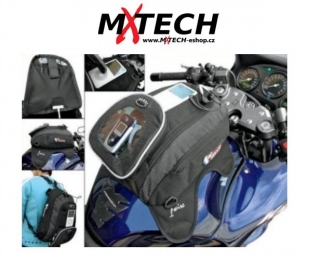 Tank bag na nádrž motocyklu GEARS I-WIRE TANK BAG ČERNÝ 33X15X25,5 cm uchycení na magnet