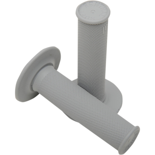 a Motokrosové rukojeti - gripy RENTHAL GRIP DIAMOND SOFT - směs měkká / světle šedá