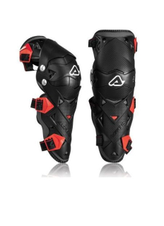Kloubové kolenní chrániče /chrániče kolen ACERBIS KNEE GUARD IMPACT EVO 3.0 černá/červená