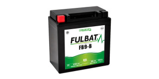 Gelová motobaterie FULBAT YB9-B / FB9-B 12V, 9,5AH, 115A, BEZÚDRŽBOVÁ GEL 135X75X139