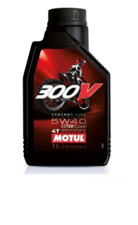 Syntetický olej MOTUL 300V 5W40 4T Factory line 1 litr 