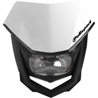 Univerzální přední maska se světlem POLISPORT HALO HEADLIGHTS BLACK 