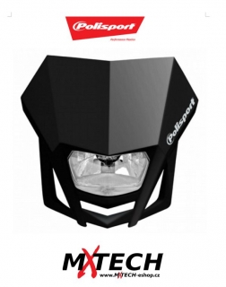 Univerzální přední maska POLISPORT LMX HEADLIGHT BLACK