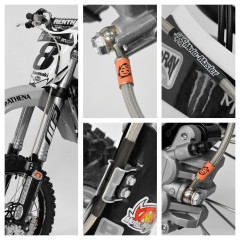 Přední brzdová hadice MOTO MASTER pro Honda CRF 250X / 450X