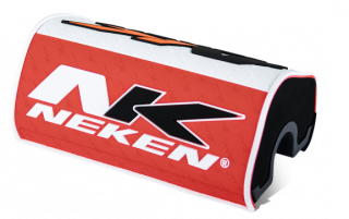 Kryt bezhrazdových řidítek motocyklu NEKEN RED/WHITE