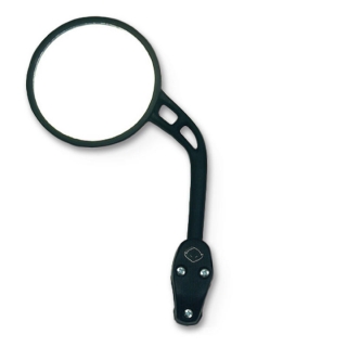 Univerzální zrcátko pro 22 mm (7/8 ") řidítka UFO LEVÉ ČERNÉ
