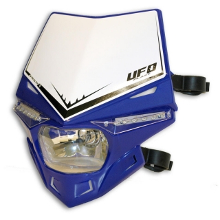 Univerzální přední maska se světlem UFO STEALTH HEADLIGHT (12V/35W & LED) 