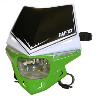 Univerzální přední maska se světlem UFO STEALTH HEADLIGHT (12V/35W & LED) 
