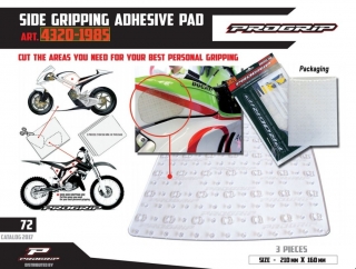 Set ochranných samolepek na motocykl PROGRIP 210 mm x 160 mm - 3x