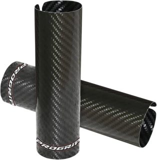 Carbonové/karbonové kryty tlumičů PROGRIP CARBON FIBER FORK GUARS délka 230 mm - pár