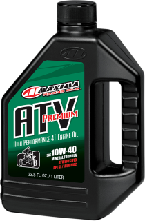 Čtyřdobý celoroční motorový olej MAXIMA RACING OIL ATV PREMIUM 4T 10w40 1 litr 