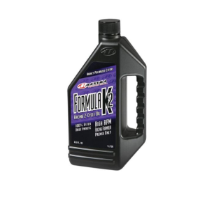Plně syntetický tri-esterový dvoudobý motorový olej MAXIMA RACING OIL FORMULA K2 1 litr