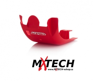 Kryt pod motor ACERBIS HONDA CRF 450  2017 - 18 ČERVENÝ