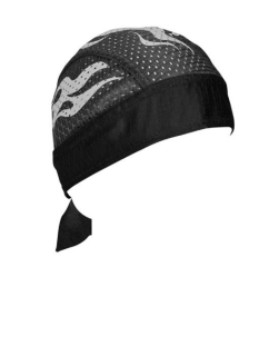 Šátek na hlavu ZANHEADGEAR VENTED SPORT FLYDANNA BLACK REFLECTIVE