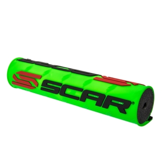 Kryt hrazdy řidítek motocyklu SCAR BAR PAD GREEN FLUO