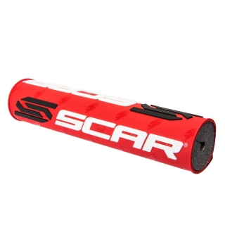 Kryt hrazdy řidítek motocyklu SCAR BAR PAD RED