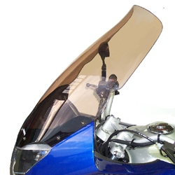 Plexi motocyklu BULLSTER pro HONDA 125 Varadero 01-06 výška 625 mm kouřové