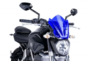 Plexi Puig sport pro Yamaha MT-07 14-17 MODRÉ 