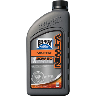 Olej BEL-RAY V-TWIN MINERAL 4T STROKE INGINE OIL 20W50 balení 1 litr 