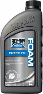 Olej na pěnové vzduchové filtry BEL-RAY FOAM FILTER OIL balení 1 litr 