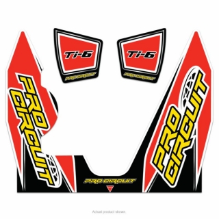 Set samolepek na výfuk PRO CIRCUIT YAMAHA YZ 450F EXHAUST STICKER KIT TI-6