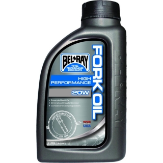 Tlumičový olej BEL-RAY HIGH PERFORMANCE FORK OIL 20W 1 LITR