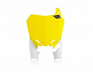 Číslová tabulka Raptor RMZ 250 10/18,RMZ450 08/17 žlutá/bílá