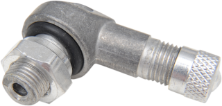 Ventilek do pneu pravoúhlý K&L  VAKLVE STEMS 8mm ohyb 90 ° - stříbrný - 1 kus