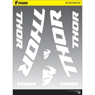 2 archy samolepek THOR BIKE TRIM STICKER BÍLÁ/ČERNÁ