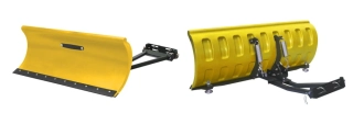 Odpružená sněhová radlice včetně adaptéru SHARK SNOW PLOW DELUXE barva žlutá, šířka 152 cm