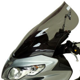 Kouřové šedé plexi pro SUZUKI Burgman 400 07-12 vyjma S (vysoká ochrana)