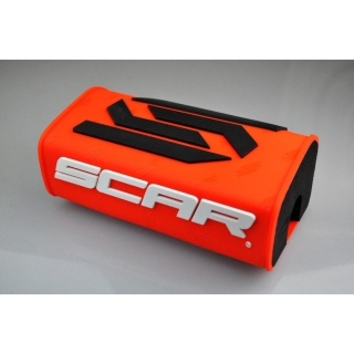 Kryt na bezhrazdové řidítka SCAR BAR PAD fluo oranžová 28,6mm 