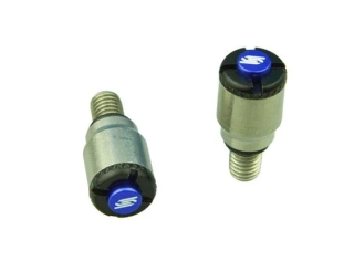 A Odvzdušňovací mikro ventilky (pár) SCAR SHOWA/KAYABA  - MODRÁ VERZE M5 ( 5 mm x 0,8 )