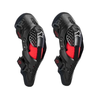 Kolenní chrániče ALPINESTARS SX-1 PLASMA KNEE PROTECTOR barva černá/červená, velikost S/M