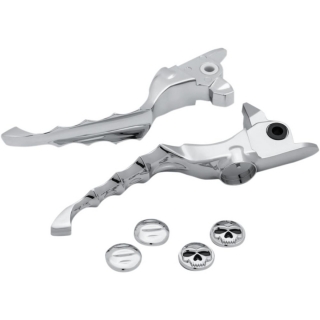 Set páček KURYAKYN ZOMBIE LEVERS  pro HARLEY DAVIDSON chrom viz popis