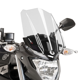 Plexi PUIG TOURING Yamaha MT-03 2016-2017 čirá