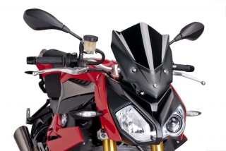 Plexi PUIG SPORT BMW S 1000 R 2014-2017 ČERNÉ