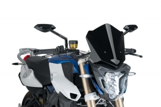 Plexi PUIG SPORT BMW F 800 R 2015-2017 ČERNÉ