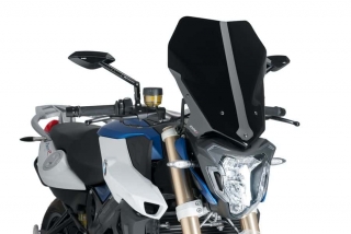 Plexi PUIG TOURING BMW F 800 R 2015-2017 ČERNÉ