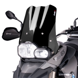 Plexi Puig TOURING BMW F 650 GS/F 800 GS 08-14 ČERNÉ