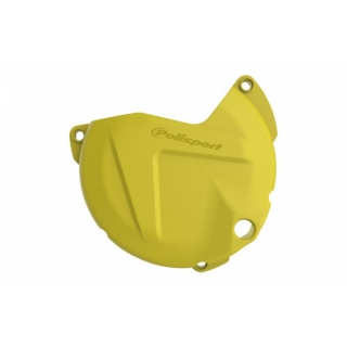 Kryt spojkového víka POLISPORT pro HUSQVARNA TE 250/300 14-16 žlutý