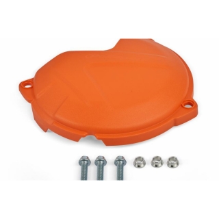 Kryt spojkového víka POLISPORT pro KTM 250/350 16-18 oranžový