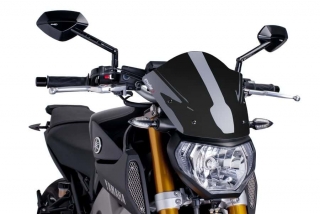 Plexi PUIG TOURING Yamaha MT-09 2013-2016 karbonové