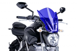 Plexi PUIG TOURING Yamaha MT-07 2014-2017 modré