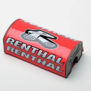Kryt na bezhrazdové řidítka RENTHAL FATBAR červený 