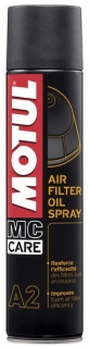 Olej na vzduchové filtry MOTUL AIR FILTER OIL A2 SPREJ 400 ml