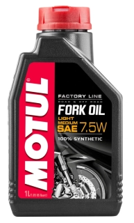 Tlumičový olej MOTUL FORK OIL FACTORY LINE MEDIUM/ LIGHT 7,5W 1 L