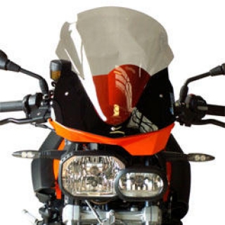 Plexi na motocykl BULLSTER pro BMW F 800 - VIZ POPIS , ČIRÉ,  výška 41 cm